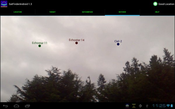 SatFinderAndroid in situ